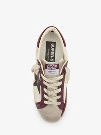 Golden Goose Women's Super Star Vintage Leather Sneakers White, view 5