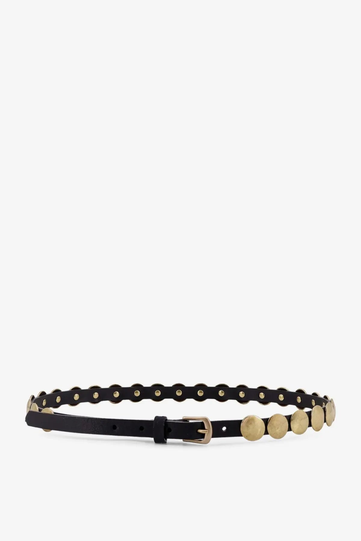 Golden Goose Women's Trinidad Leather Belt Black