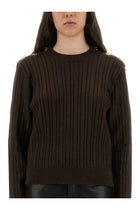 Golden Goose Women's Wool Sweater Brown, view 4
