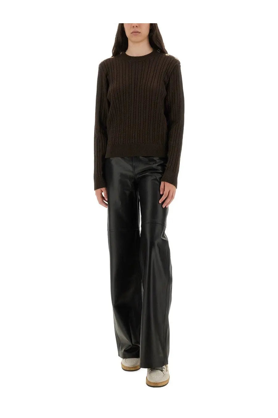 Golden Goose Women's Wool Sweater Brown, view 2