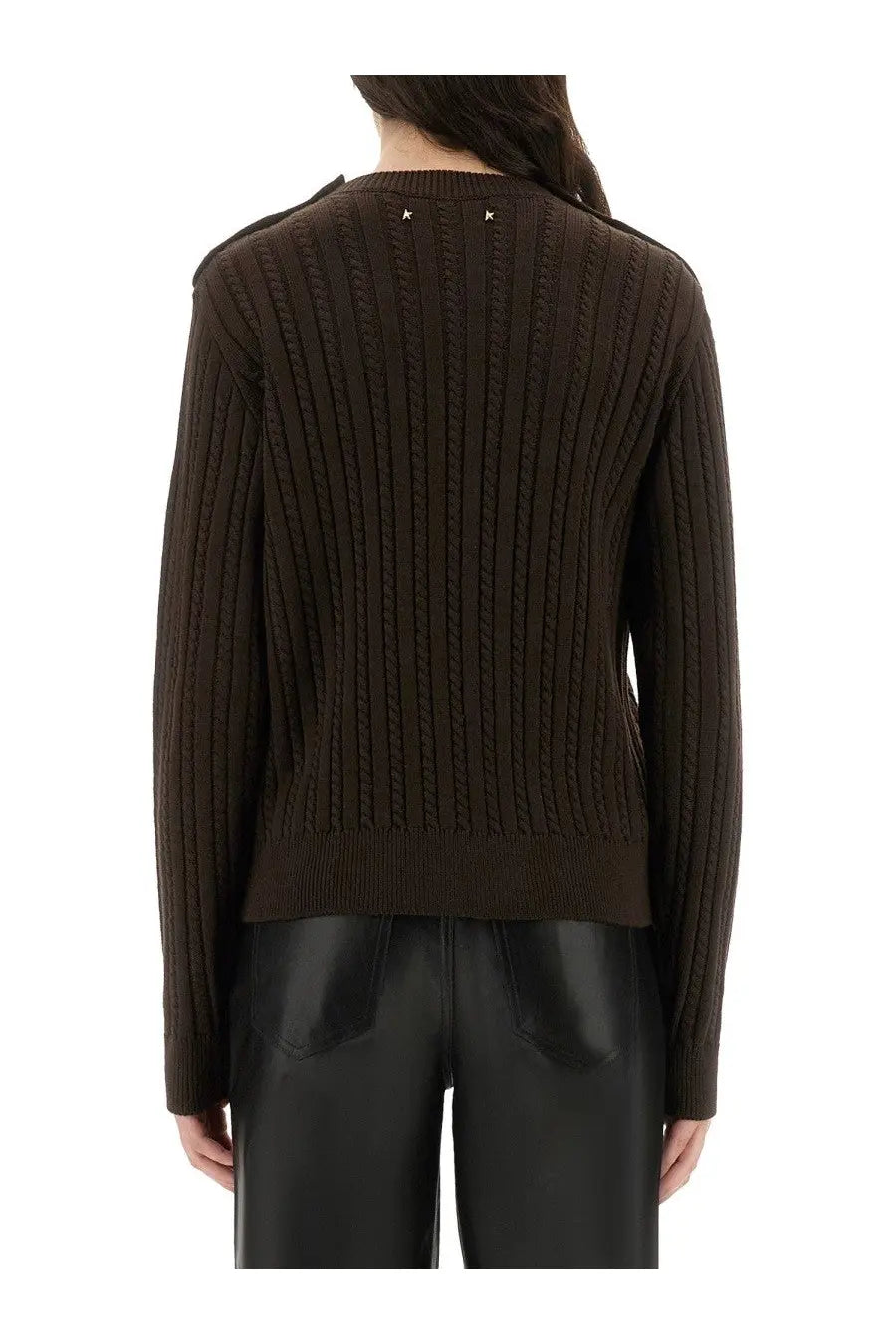 Golden Goose Women's Wool Sweater Brown, view 3