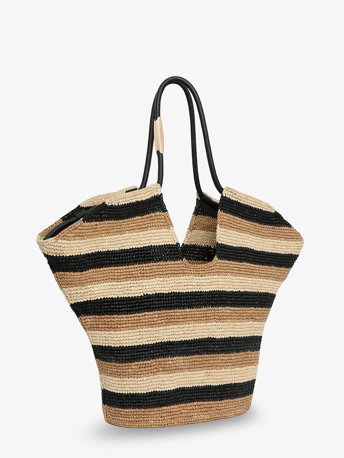 Zimmermann Women's Golden Time Raffia Shoulder Bag Black