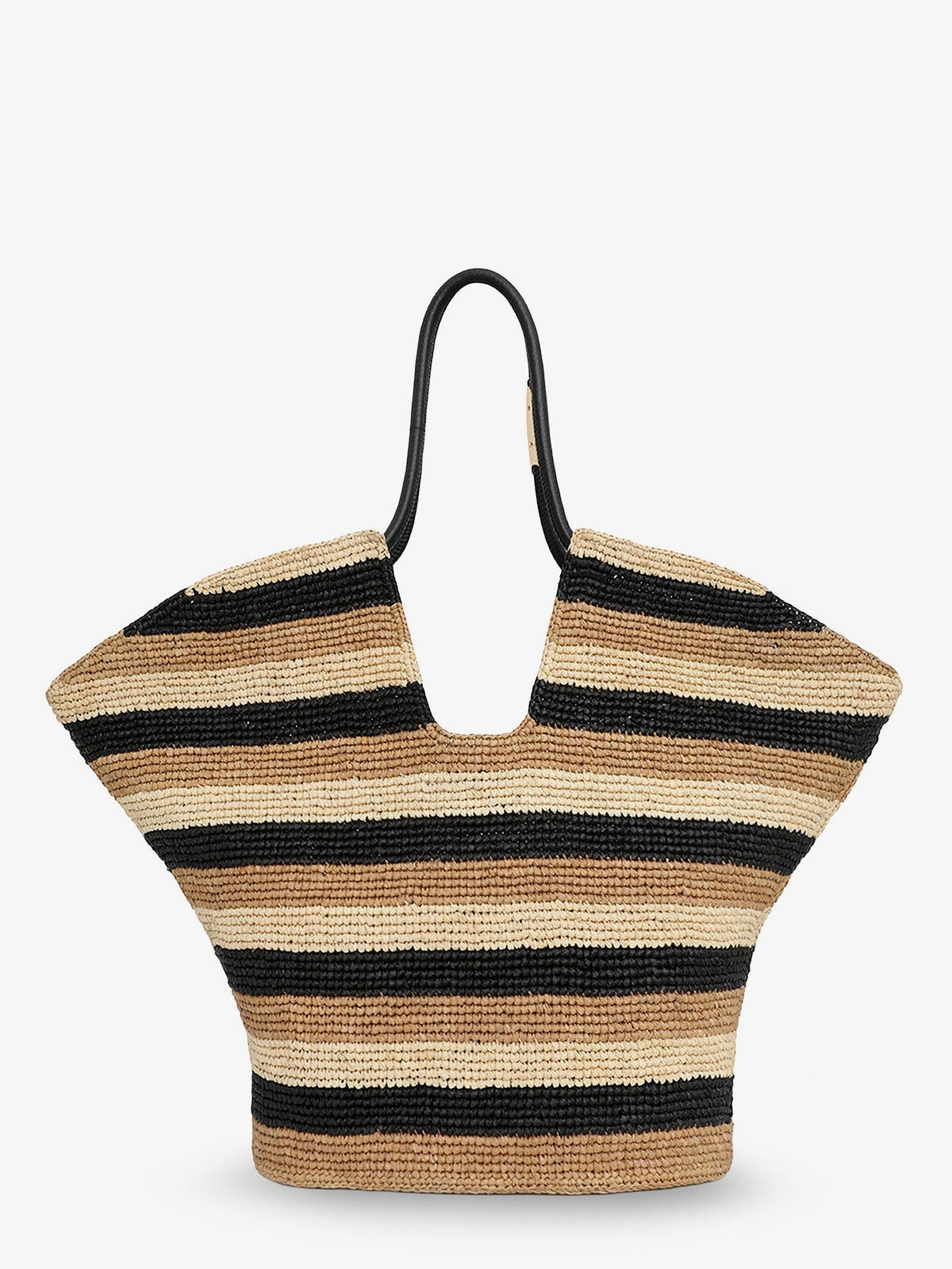 Zimmermann Women's Golden Time Raffia Shoulder Bag Black