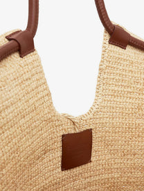 Zimmermann Women's Goldentime Raffia Shoulder Bag White