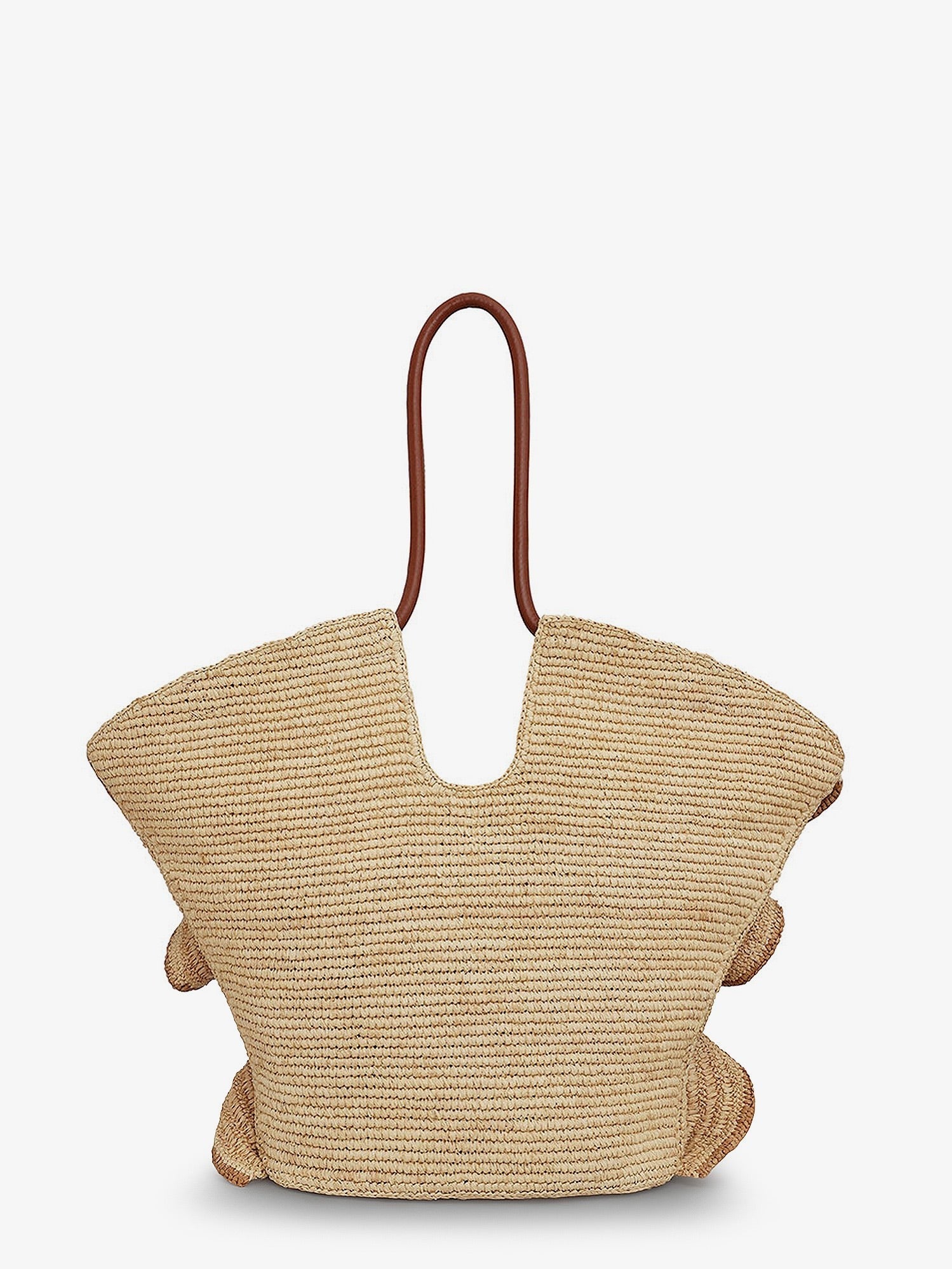Zimmermann Women's Goldentime Raffia Shoulder Bag White