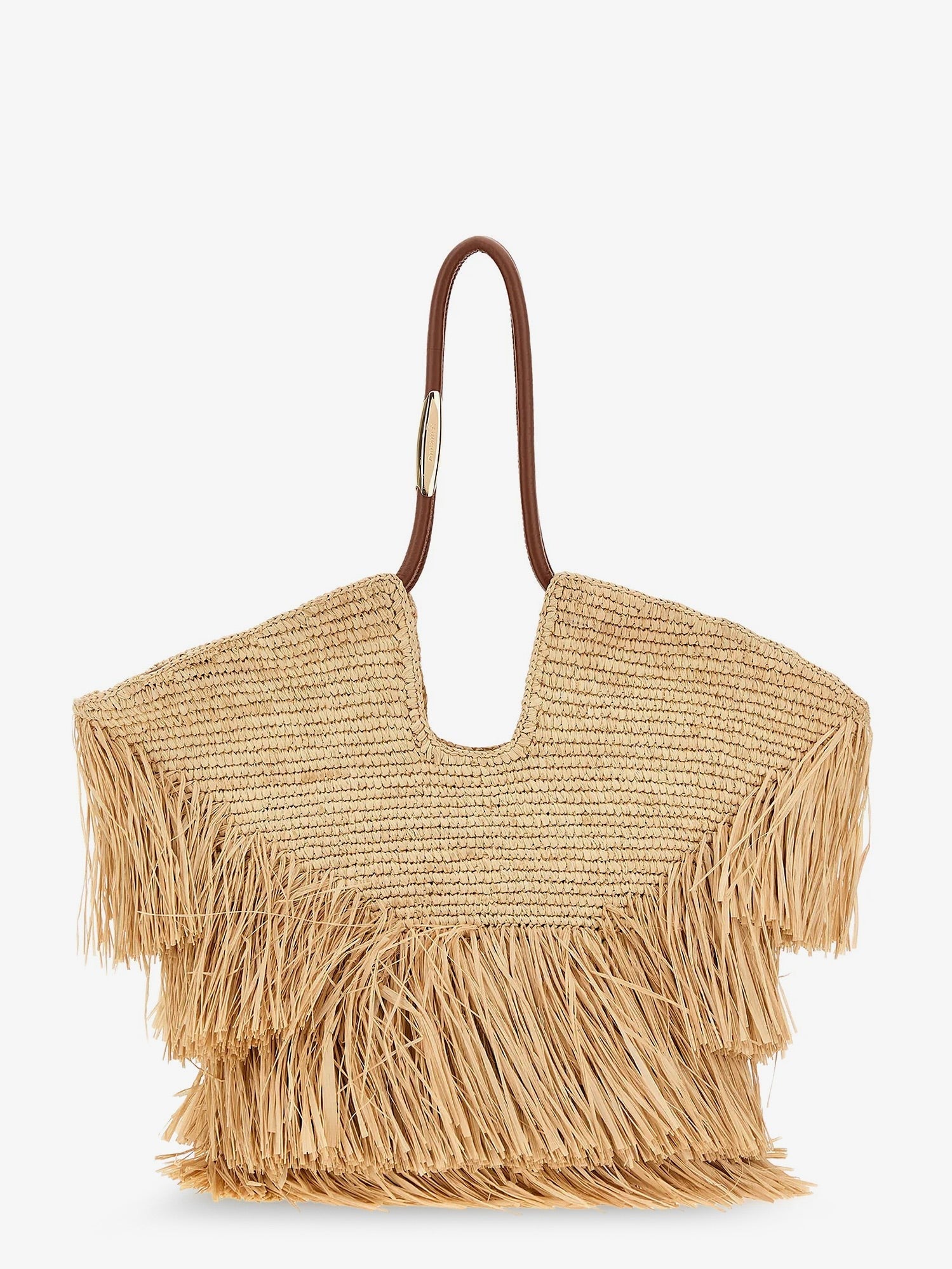 Zimmermann Women's Goldentime Raffia Shoulder Bag White