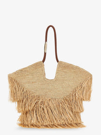 Zimmermann Women's Goldentime Raffia Shoulder Bag White