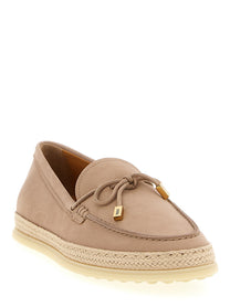 Tod's Gomma Rafia 92K Loafers Blue