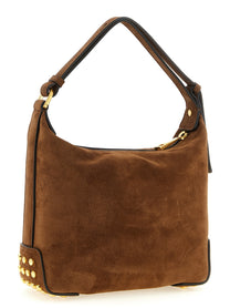 Tod's Gommini Mini Suede Shoulder Bag Brown