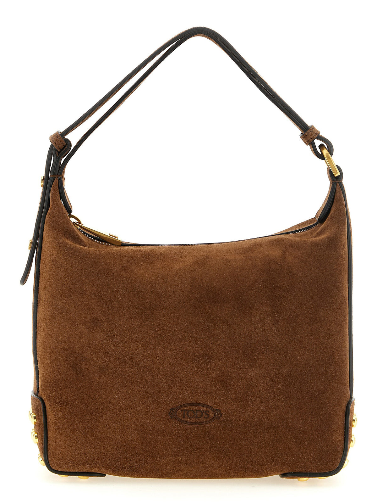 Tod's Gommini Mini Suede Shoulder Bag Brown