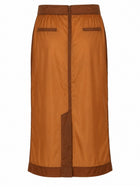 Saint Laurent Women's Nylon Matita Skirt Beige, view 3