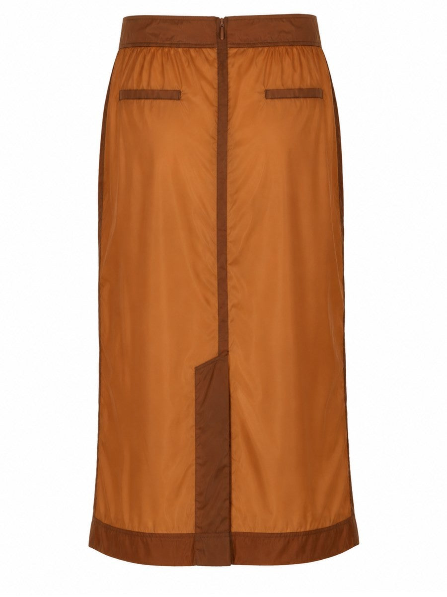 Saint Laurent Women's Gonna Matita in Nylon Beige