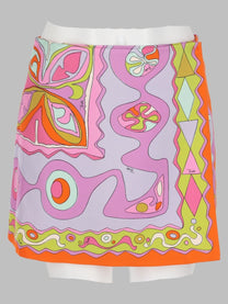 Pucci Women's Gonna Portafoglio Con Stampa Angoli Multicolor