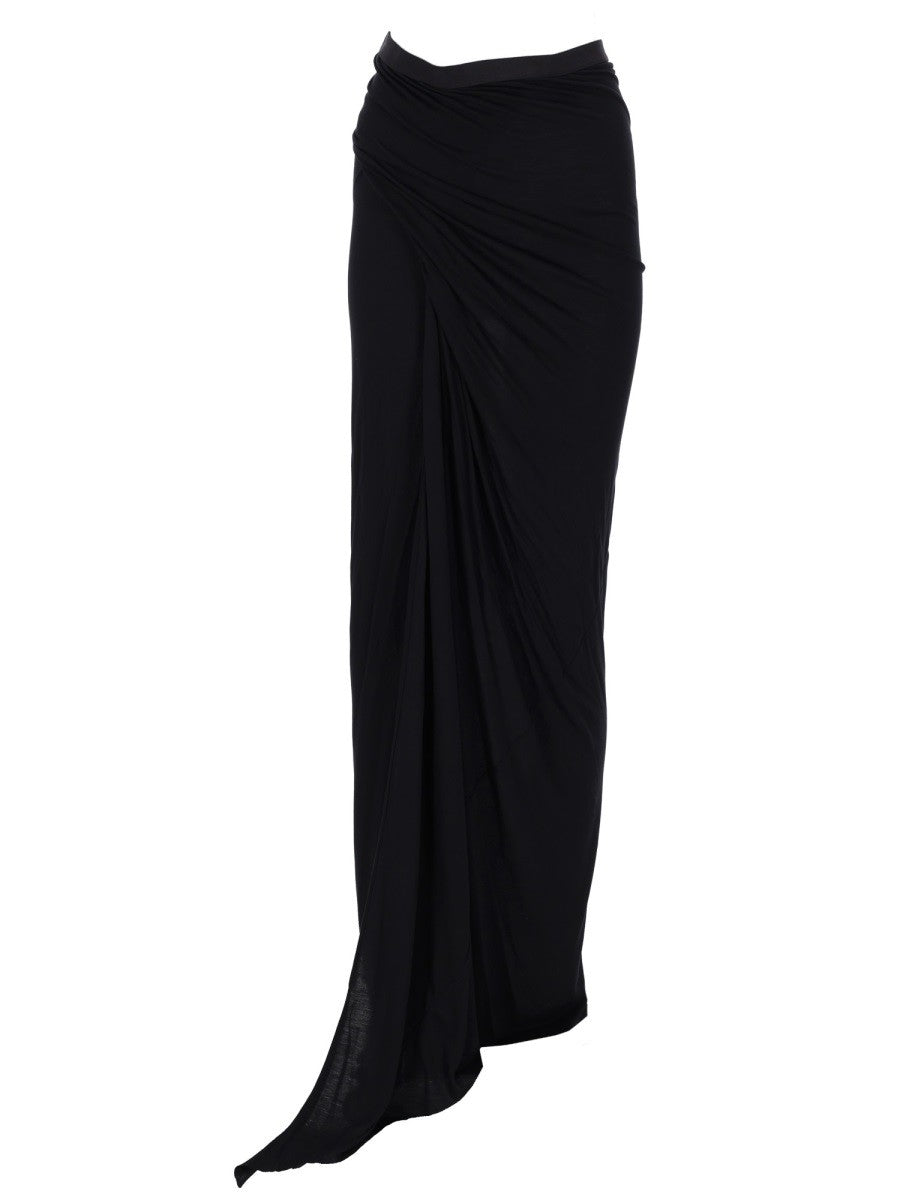 Rick Owens Lilies Women's Gonna Anthem Lunga Black