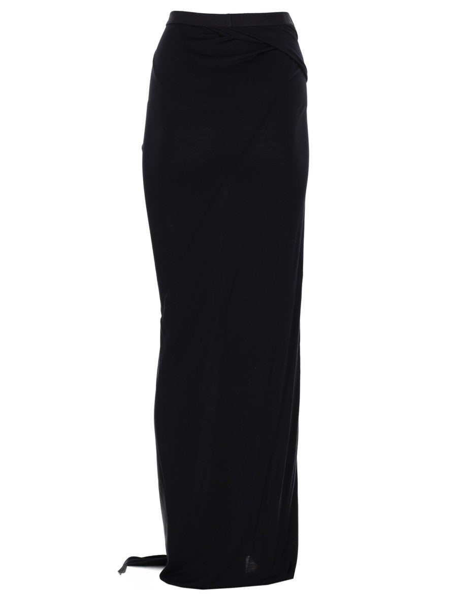 Rick Owens Lilies Women's Gonna Anthem Lunga Black