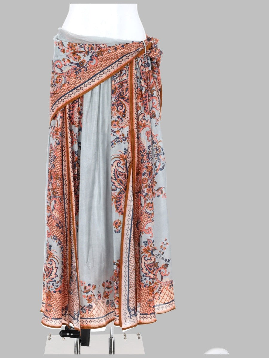 Zimmermann Women's Gonna Aster Con Dettaglio Foulard Multicolor