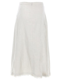 S MAX MARA Women's Gonna Fiocchi White