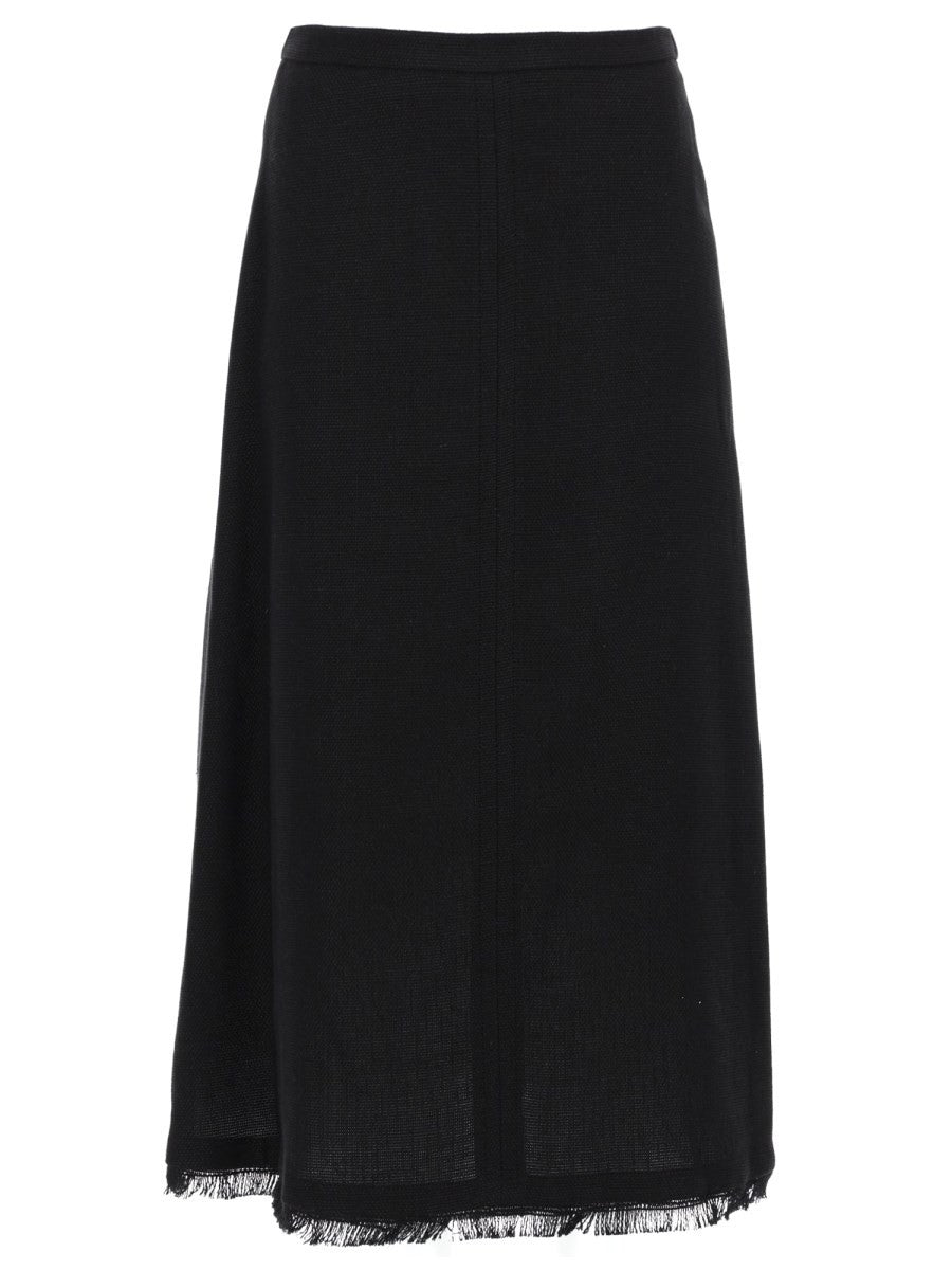 S MAX MARA Women's Gonna Fiocchi Black
