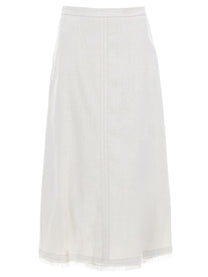 S MAX MARA Women's Gonna Fiocchi White