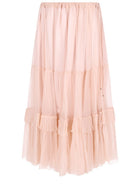 Chloé Women's Long Skirt with Volant Blue