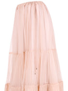 Chloé Women's Long Skirt with Volant Blue