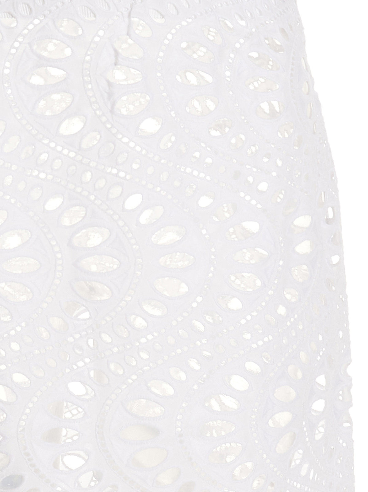 Giambattista Valli Long Macramè Skirt White, view 3