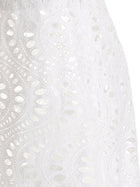 Giambattista Valli Long Macramè Skirt White, view 4