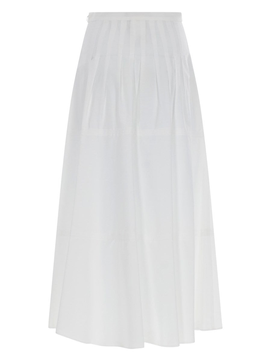 Max Mara Women's Gonna Lunga Opera White