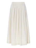 Pt Torino Women's Midi Doris Skirt White