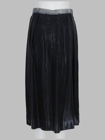Maison Margiela Women's Gonna Midi in Misto Seta Black
