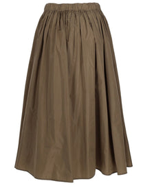 Max Mara Women's Gonna Midi Lonza Brown