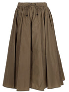Max Mara Women's Midi Lonza Skirt Brown