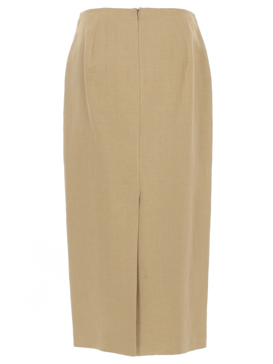 Max Mara Women's Gonna Midi Veranda Beige