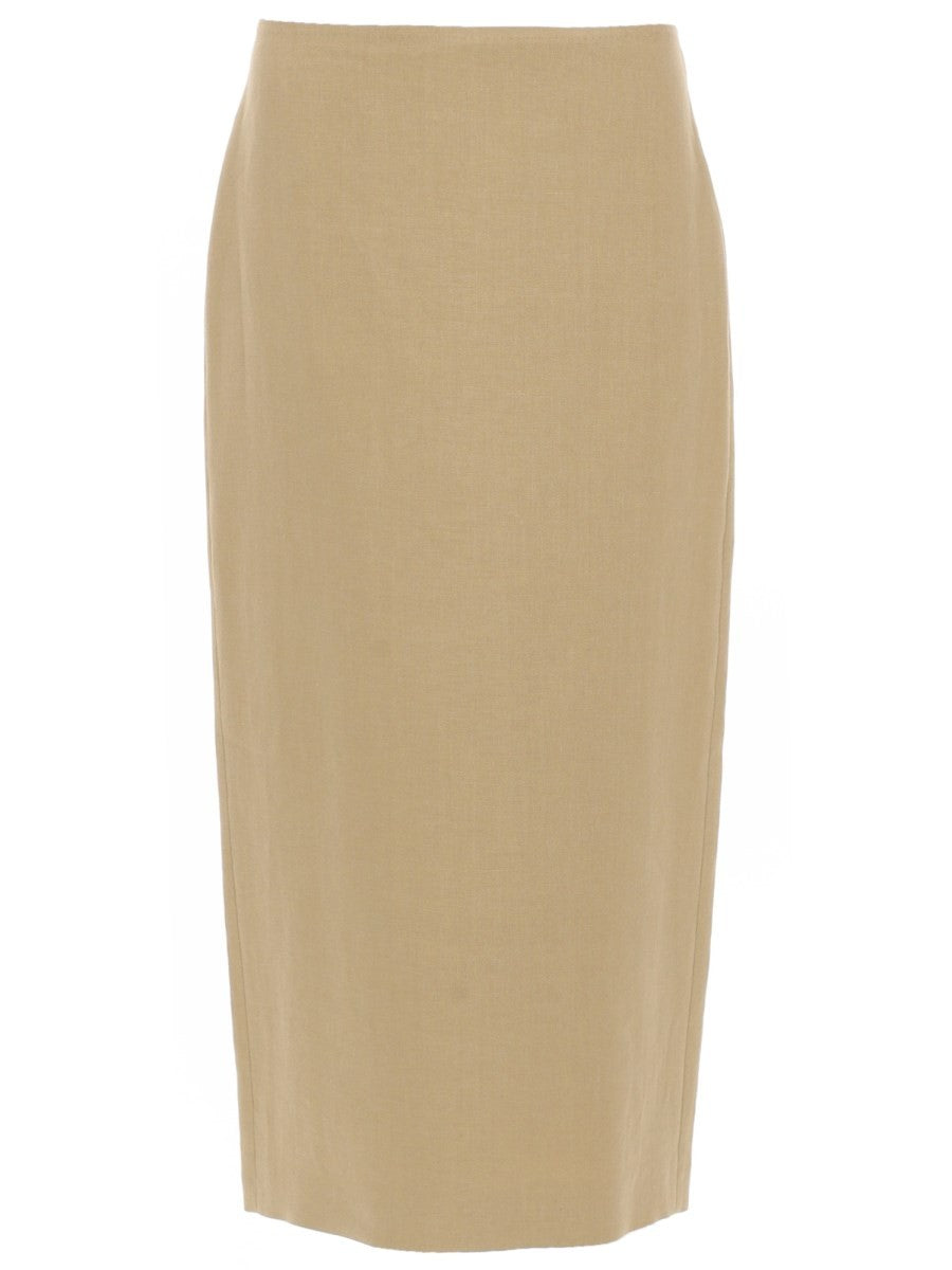 Max Mara Women's Gonna Midi Veranda Beige