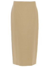 Max Mara Women's Gonna Midi Veranda Beige