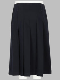 A.P.C Women's Gonna Plissettata in Cotone Black