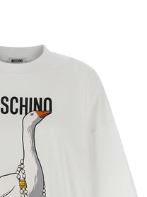 Moschino Goose Dress White