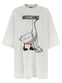 Moschino Goose Dress White