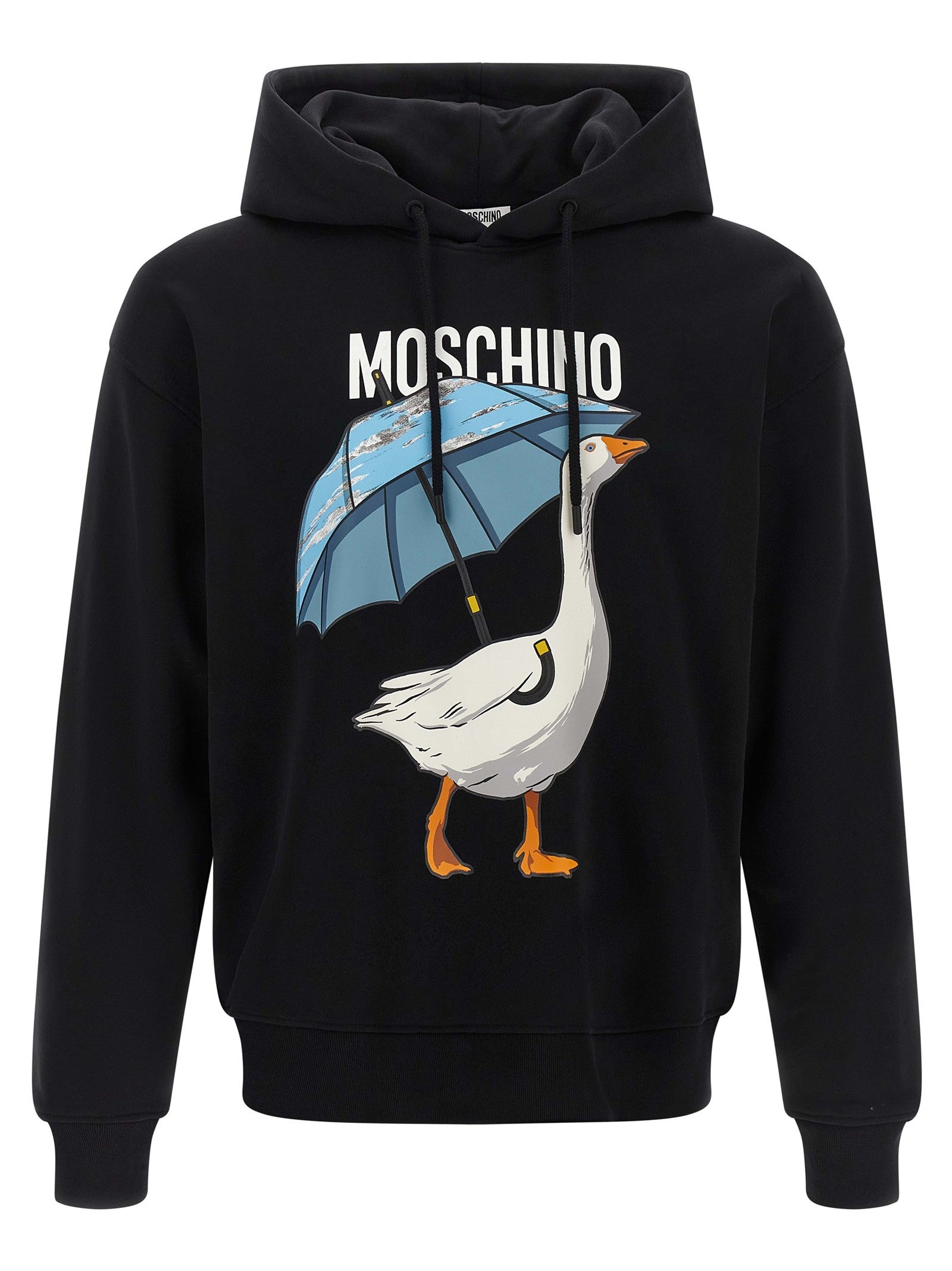 Moschino Goose Hoodie Black