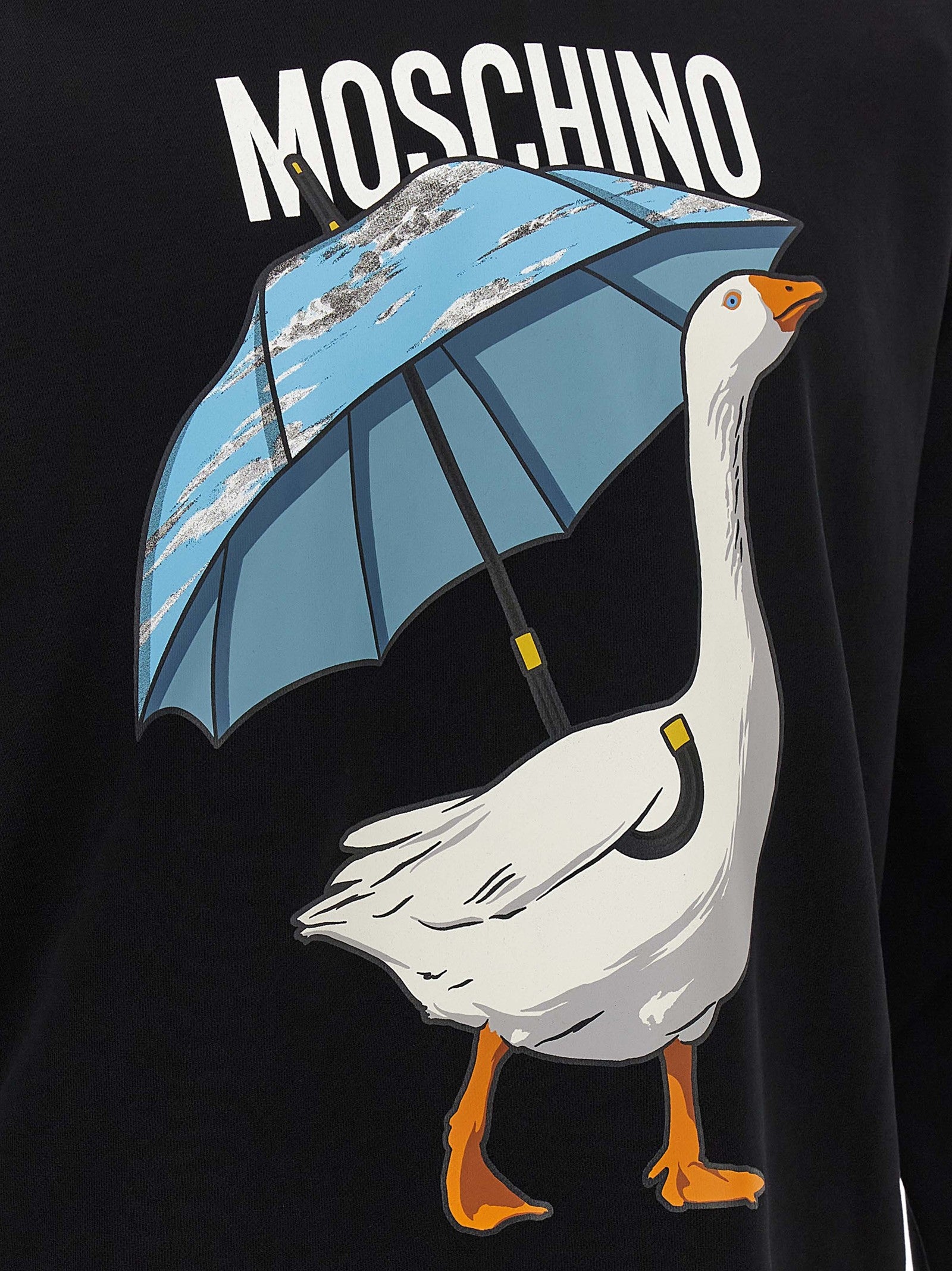 Moschino Goose Hoodie Black