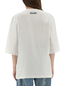 Moschino Women's Goose Jersey Shirt White