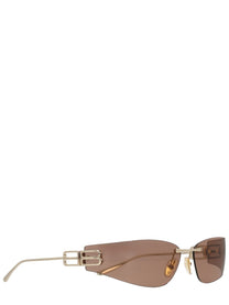 Balenciaga Women's Gossip Frame Sunglasses Brown