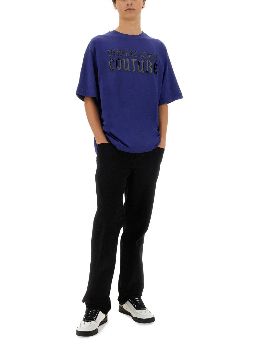 Versace Jeans Couture Men's Gothic Shirt Blue, view 2