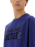 Versace Jeans Couture Men's Gothic Shirt Blue, view 4