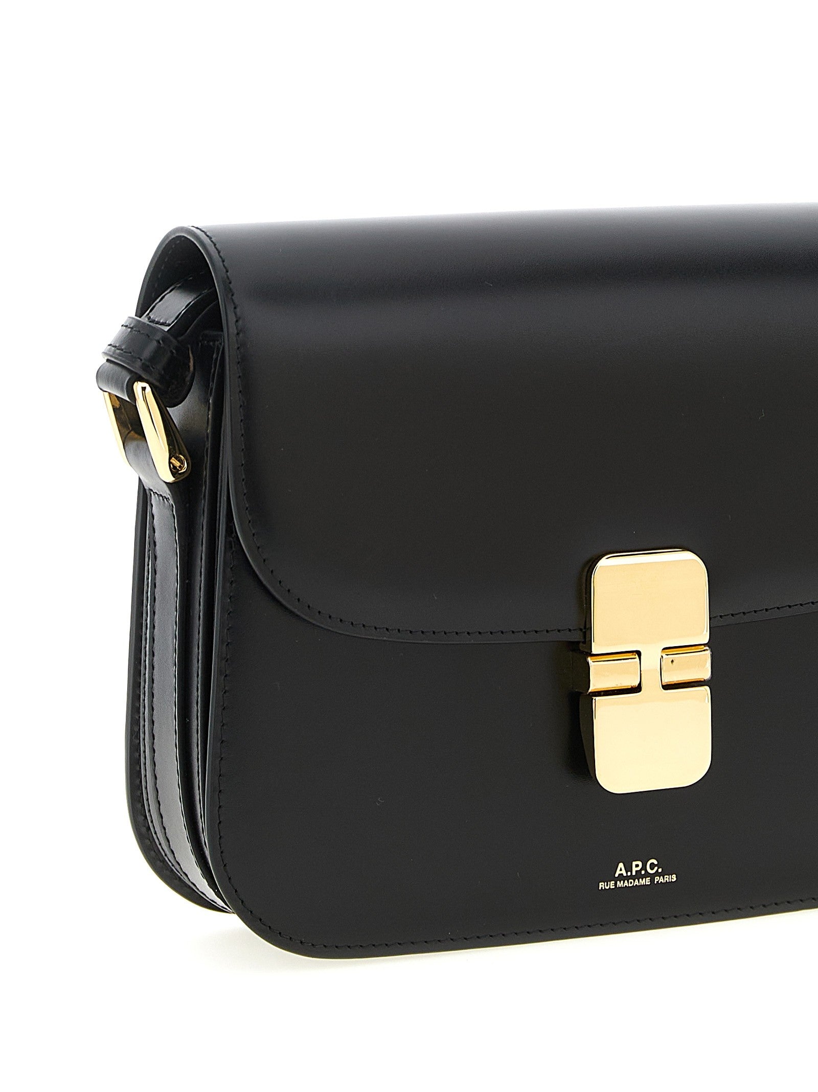 A.P.C Grace Small Crossbody Bag Black