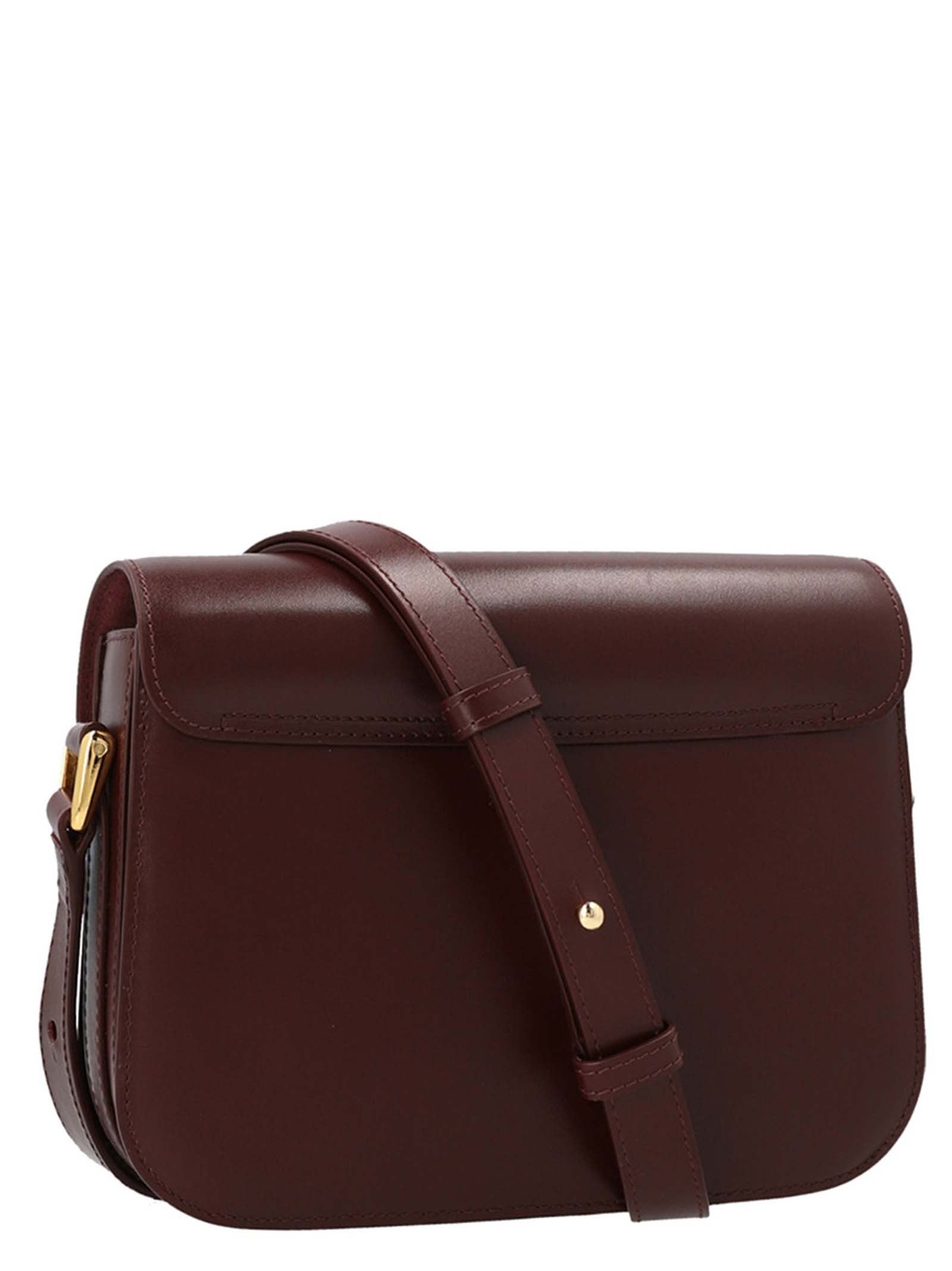 A.P.C Grace Small Crossbody Bag Red