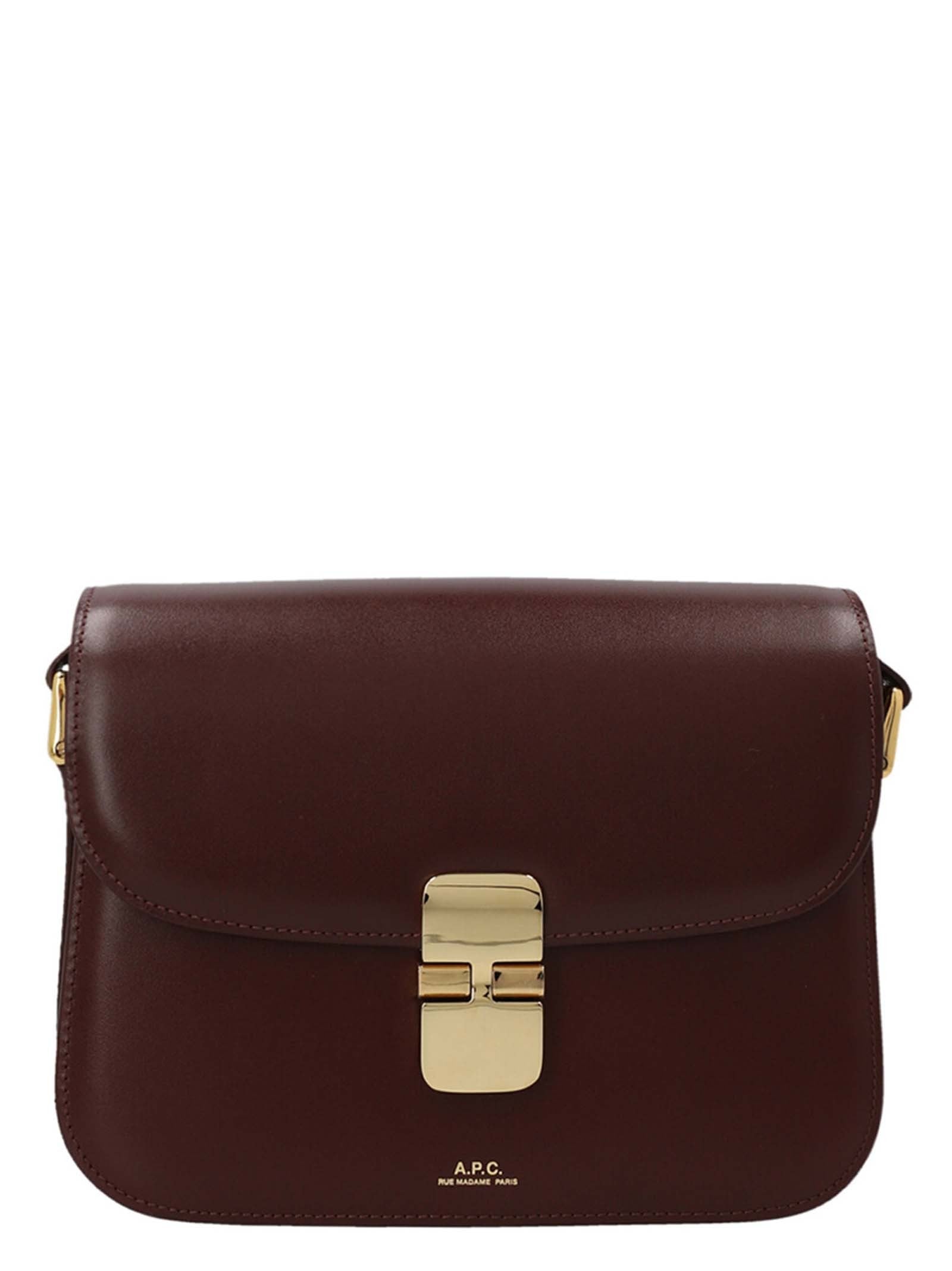 A.P.C Grace Small Crossbody Bag Red