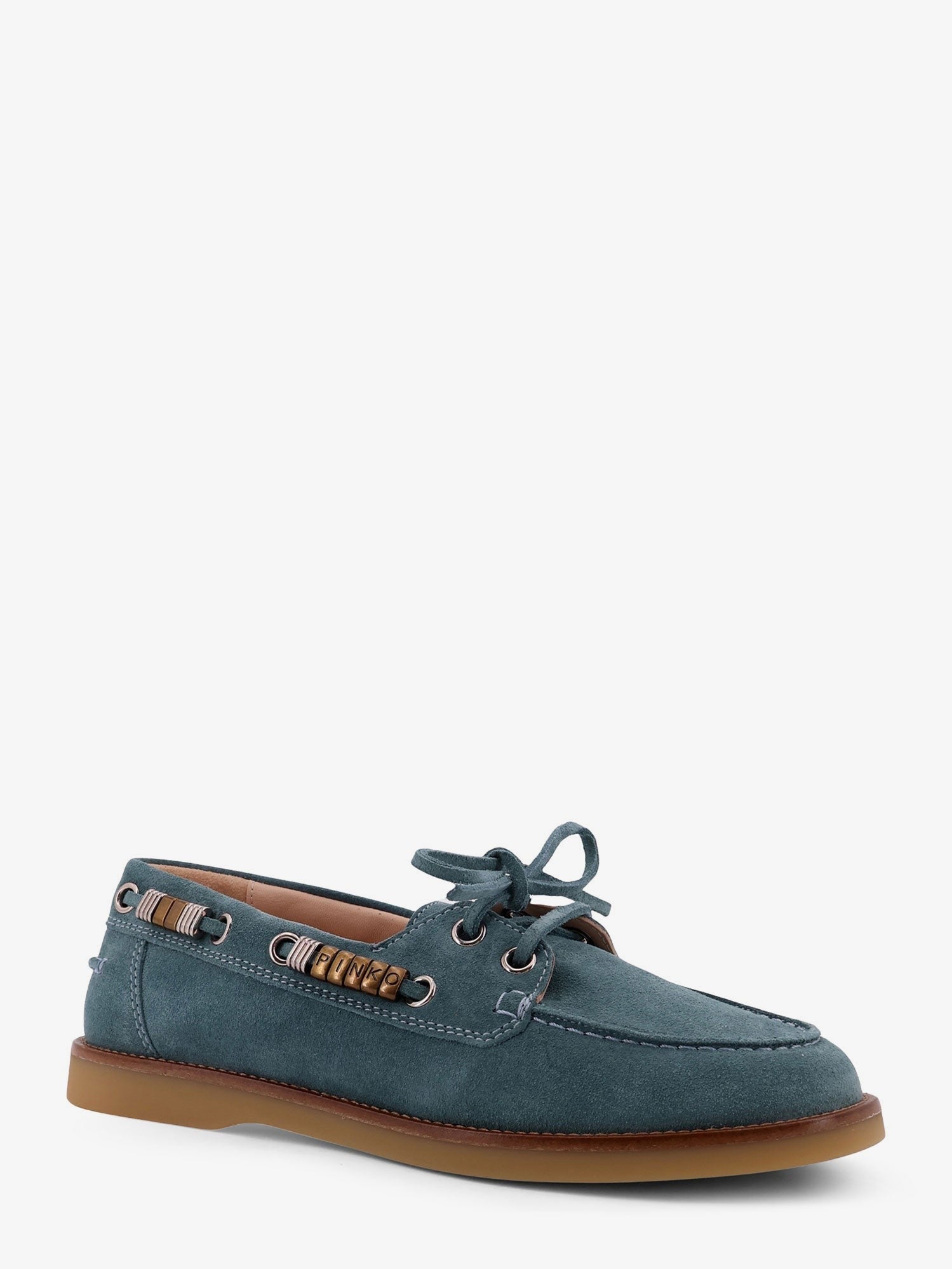 Pinko Women's Grace Suede Loafers Blue