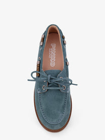 Pinko Women's Grace Suede Loafers Blue