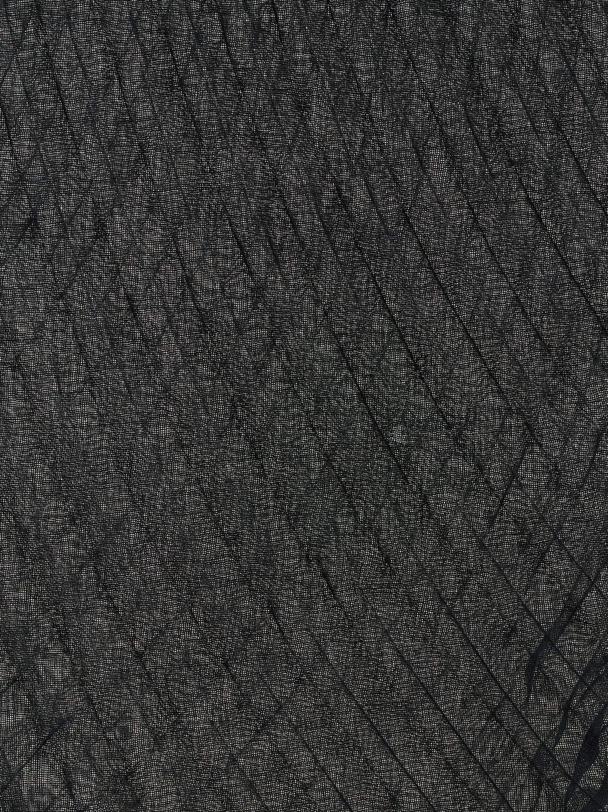 ISSEY MIYAKE Gradation Ramie Pleats Stole Black